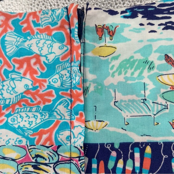 Lily Pulitzer Maurina Print Shift Dress Girls Size 14 - Picture 7 of 12